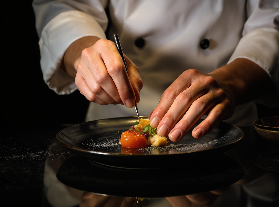 Chef plating